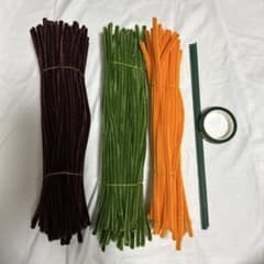モール 3色セット フラワーテープ ワイヤー 手芸材料のサムネイル