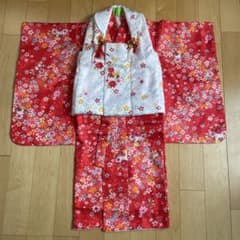 七五三 3歳 女の子 着物 被布セット【訳あり】のサムネイル