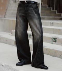 WYM VINTAGE WASHED CURVED DENIMのサムネイル