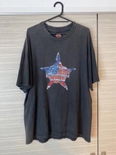 ハーレー Tシャツ ヴィンテージ 古着 黒 ブラック XLのサムネイル