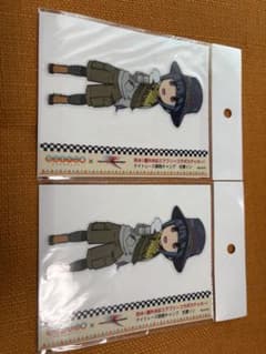 ゆるキャン△ × 富士スピードウェイ 防水ステッカー 志摩リン 2枚セットのサムネイル