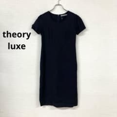 theory luxe ネイビー ひざ丈ワンピース 半袖 - メルカリ