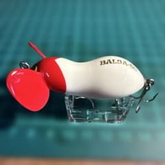 Balsa 50 Largemouth Babe Redhead (Red & White)