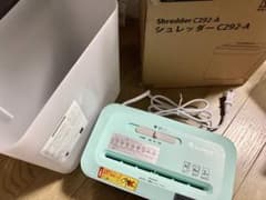 シュレッダー　C292-A　クロスカット 電動 ミントグリーンのサムネイル