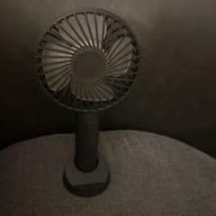 ハンディファン スタンド付き ブラックのサムネイル
