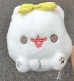 ポメラニアンもち おめかしリボン　ぬいぐるみBIG Part2 コンプ もち(ピンク)】ポメラニアンもち おめかしリボンぬいぐるみBIG part2