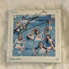 TWICE ツウィ直筆サイン入り PAGE TWO - メルカリ