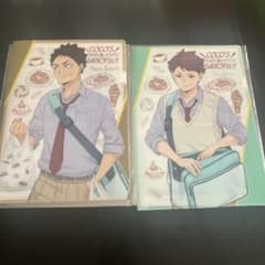 ピ*ツ様 ハイキュー!! ハイキュー　ココス　クリアファイル　及川徹　岩泉一　まのサムネイル