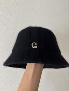 CA4LA 실버 C 로고 버킷 모자 블랙