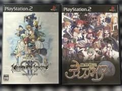 起動確認OK】キングダムハーツII ＆魔界戦記ディスガイア PS2 RPG