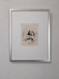 ART103　「記憶」　チェコの銅版画　インテリアコーディネート ART176 「記憶」 チェコの銅版画 インテリアコーディネート - メルカリ