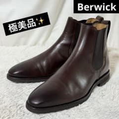 極美品✨バーウィック　サイドゴアブーツ　vibramソール　376 ブラウン　7 極美品✨バーウィック サイドゴアブーツ vibramソール 376 ブラウン 7