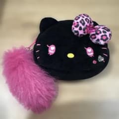 ミニフェイスポーチ　ギャル3 ハローキティ　BK