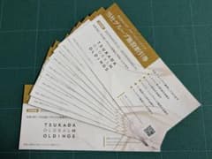 TSUKADA GLOBAL HOLDINGS 株主優待券 10枚のサムネイル