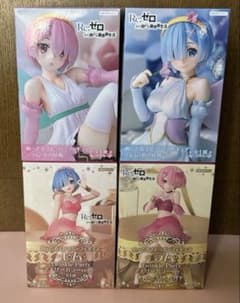Re:ゼロ レム・ラム ぬーどるストッパーフィギュア4体セット