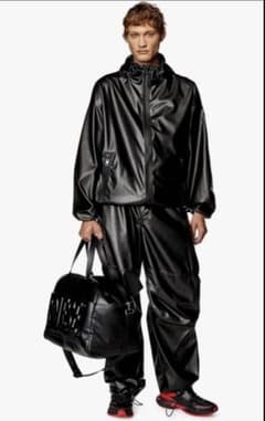 DIESEL フェイクレザージャケット 48size - メルカリ