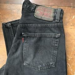 リーバイス501ブラックデニムmadein USAのサムネイル