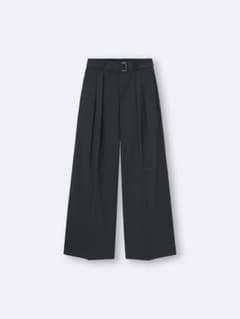 GU ワイドパンツ ブラック Lサイズのサムネイル