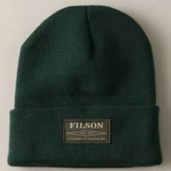 FILSON 青 ニット ビーニー帽子