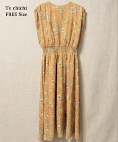 【美品】Te chichi 楊柳花柄マキシワンピ リゾート テチチのサムネイル