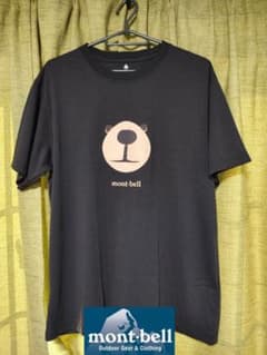 モンベル Tシャツ メンズ L ブラック モンタベア フェイス 　試着のみのサムネイル
