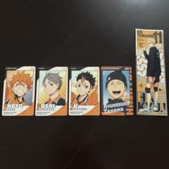 ハイキュー！　キャラクターグッズ(カード)/烏野のサムネイル