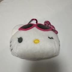 ハローキティ ぬいぐるみ ポーチ ハートサングラス