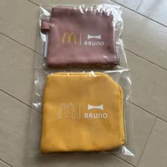 マクドナルド BRUNO コラボ ポーチ 2種セットのサムネイル