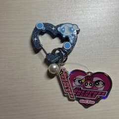 파워퍼프걸스 버블스 카라비나 키홀더
