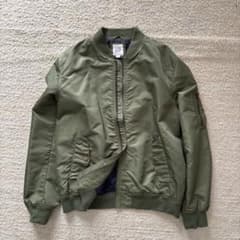 old GAP MA-1フライトジャケット オリーブ GAP ギャップ ブルゾン MA-1フライトジャケット オリーブグリーン L