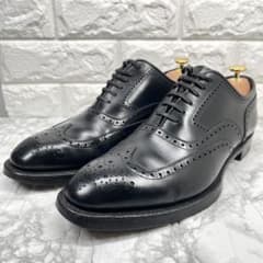 【美品】ジョンストン&マーフィー USA製 黒ウィングチップ 革靴　28cm 黒 美品】ジョンストン&マーフィー ウイングチップ 日本製 27cm 黒 - メルカリ