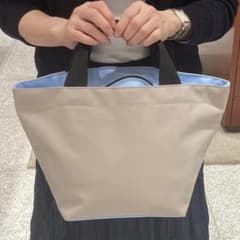 極美品◉エルベシャプリエ◉1027N◉ナイロン舟型トートM◉ナクル