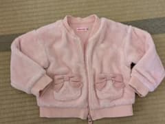 ミキハウス　ふわふわジャケット 90cmのサムネイル