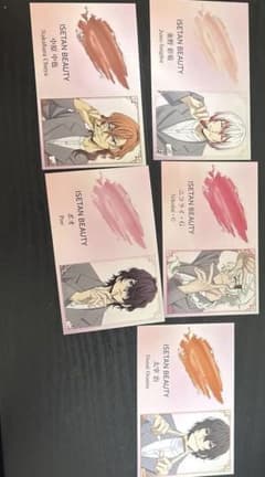 6枚セット文豪ストレイドッグスISETAN 文豪ストレイドッグス 特典 名刺風