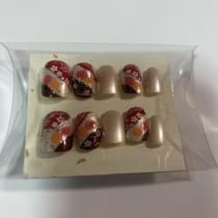 着物 前撮り 振袖 和風 和柄 晴れ着 卒業式 成人式 紫 ネイル ネイルチップのサムネイル