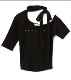 ANDMARY Nana ribbon oneshoulder tops - メルカリ