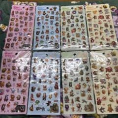 イタリアンブレインロット AIモンスター ぷくぷくシール8枚セットのサムネイル