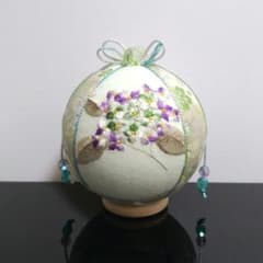 手鞠 手毬 てまり 459 刺繍 紫陽花 - メルカリ