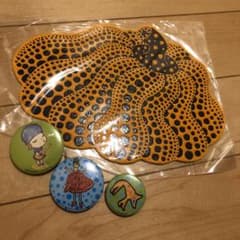 草間彌生 ポストカード 缶バッチのサムネイル
