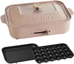 新品未使用 BRUNO コンパクトホットプレート ピンクベージュ - メルカリ