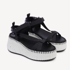 Chloe ウェッジサンダル nama 37 - メルカリ