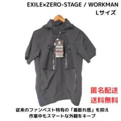 [신품 미사용] 워크맨 EXILE×ZERO-STAGE 반소매 팬웨어 L