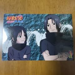【非売品】NARUTO コラボカフェ限定ステッカー イタチ サスケのサムネイル