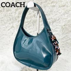 ◎美品◎ COACH エルゴ elgo ワンショルダー ブルー - メルカリ