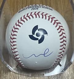 村上宗隆 2026年ルーキーイヤー直筆サインボール WBC公式球 MLB - メルカリ