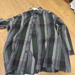 neos ネルシャツ チェック柄 長袖のサムネイル
