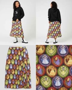 グラニフ 新品 未使用 ディズニー プリンセス ロングスカート  