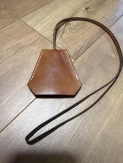 HERMES レザー キークロシェット ブラウンのサムネイル