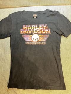 Harley-Davidson スカルロゴ 半袖Tシャツ ブラック L - メルカリ