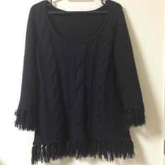 moussy フリンジ付きセーターのサムネイル
